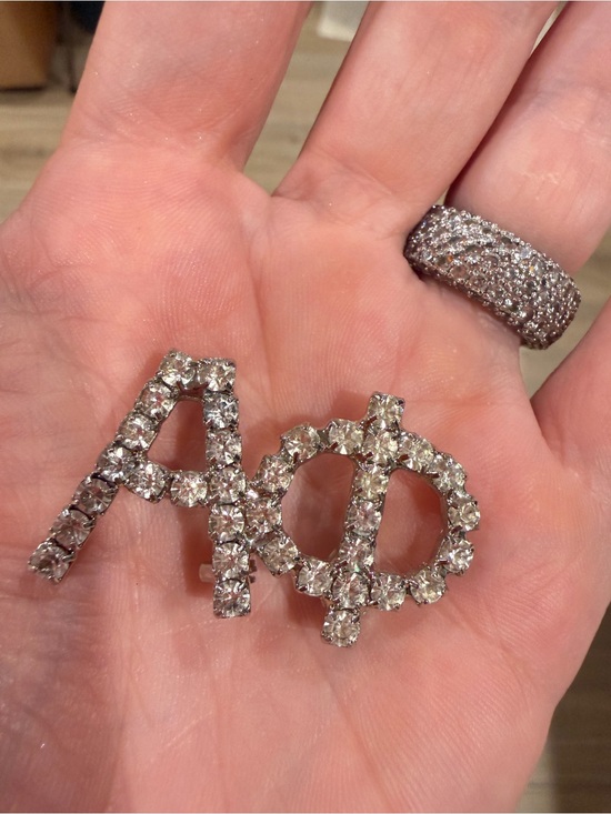 Bauer Jewelry - Dorothy Bauer Alpha Phi ΑΦ sorority Sparkling Rhinestone brooch! Great!